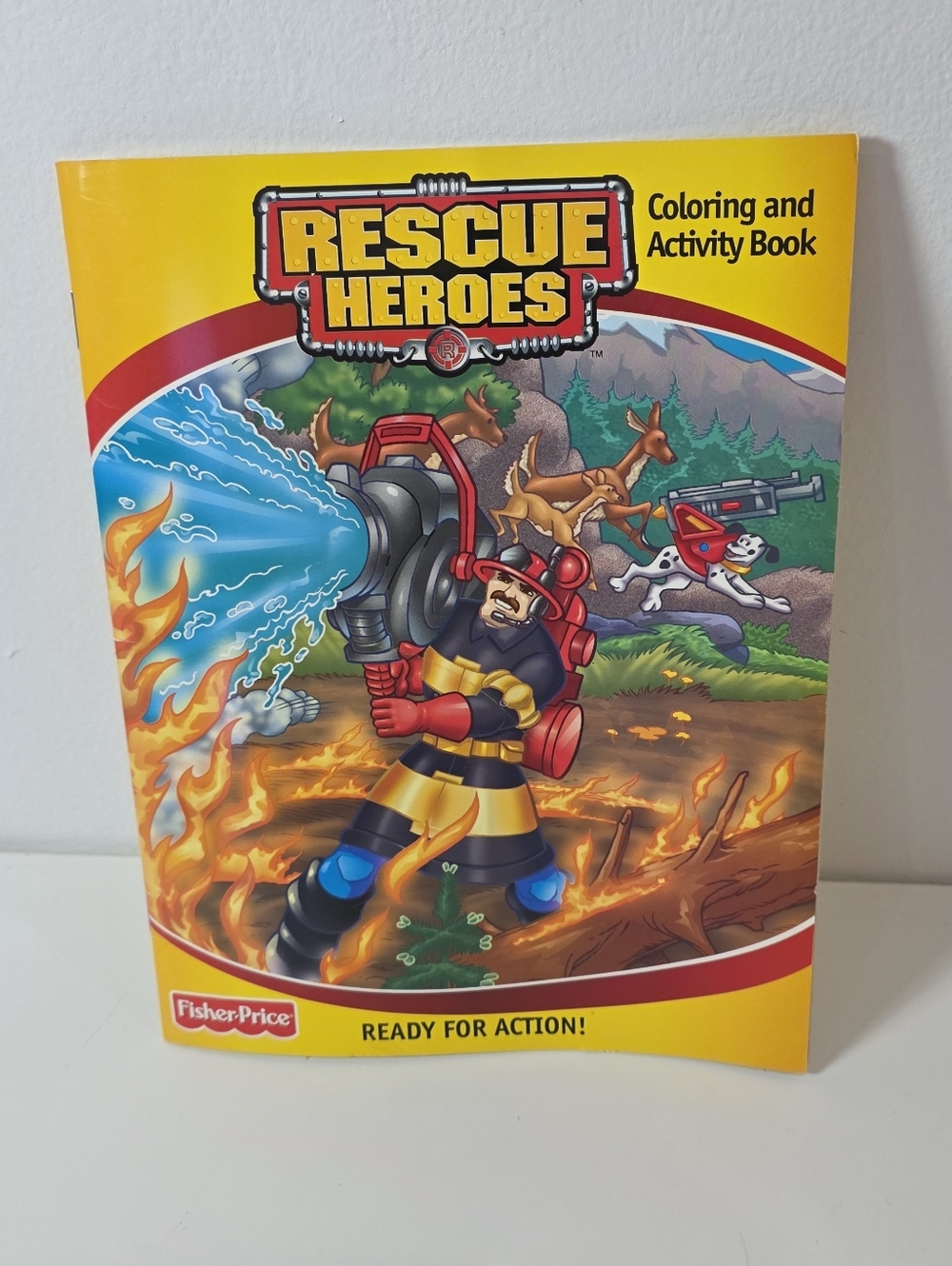 Vintage Fisher-Price Rescue Heroes Coloring and Activity Book
